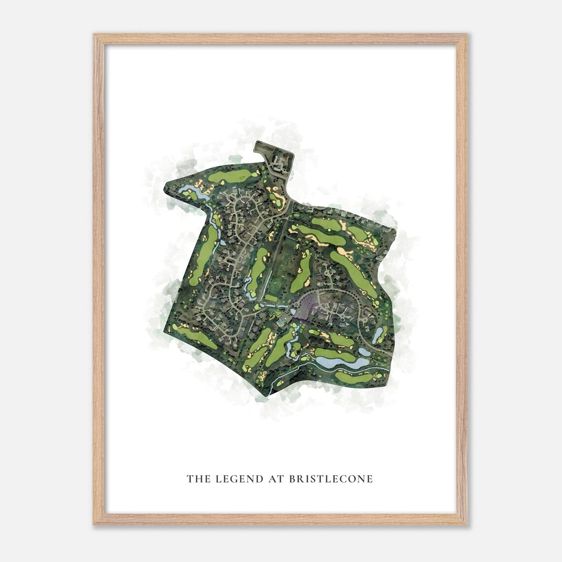 The Legend At Bristlecone, Classic Watercolor Map - Image 2