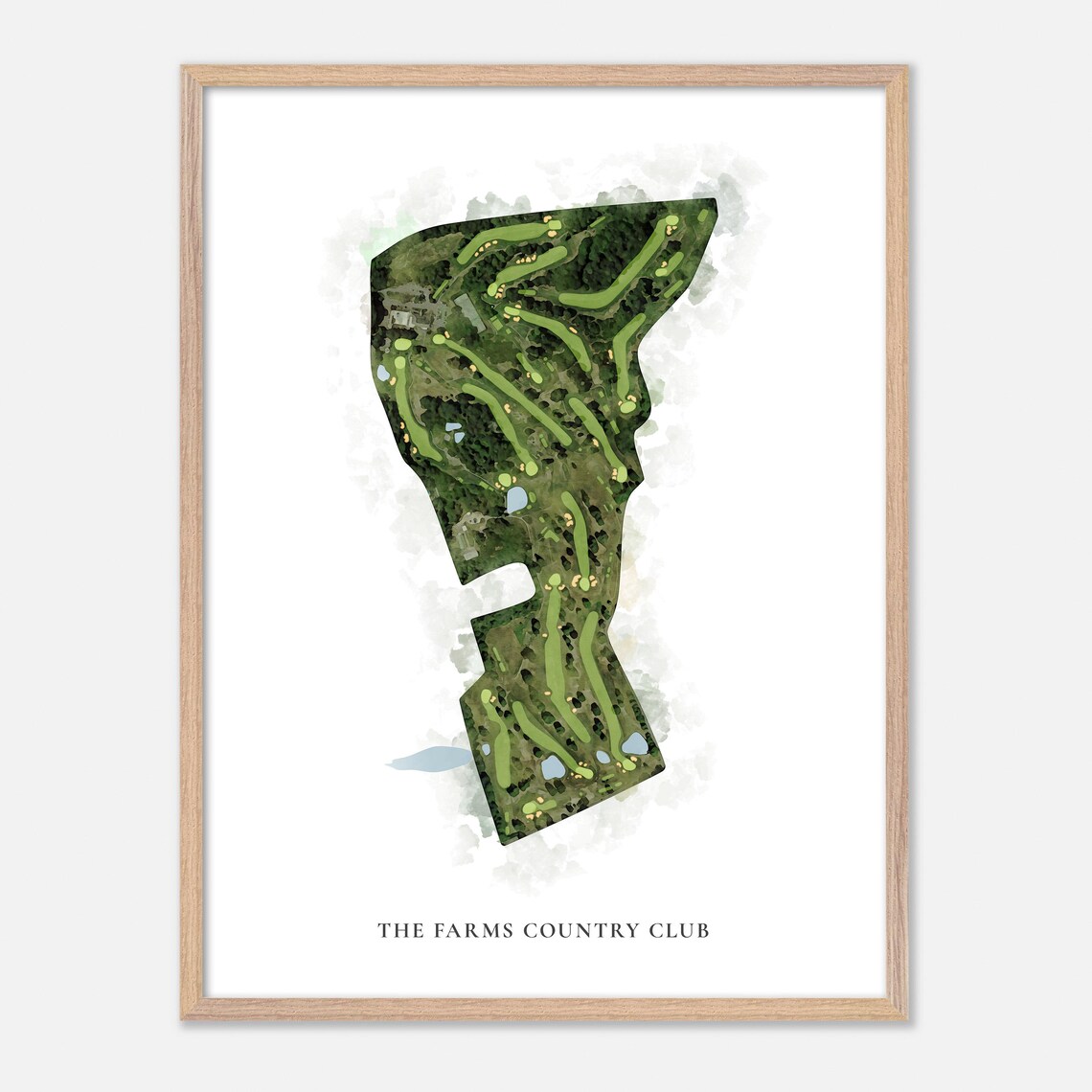 The Farms Country Club Wallingford Connecticut Watercolor Poster - Image 6