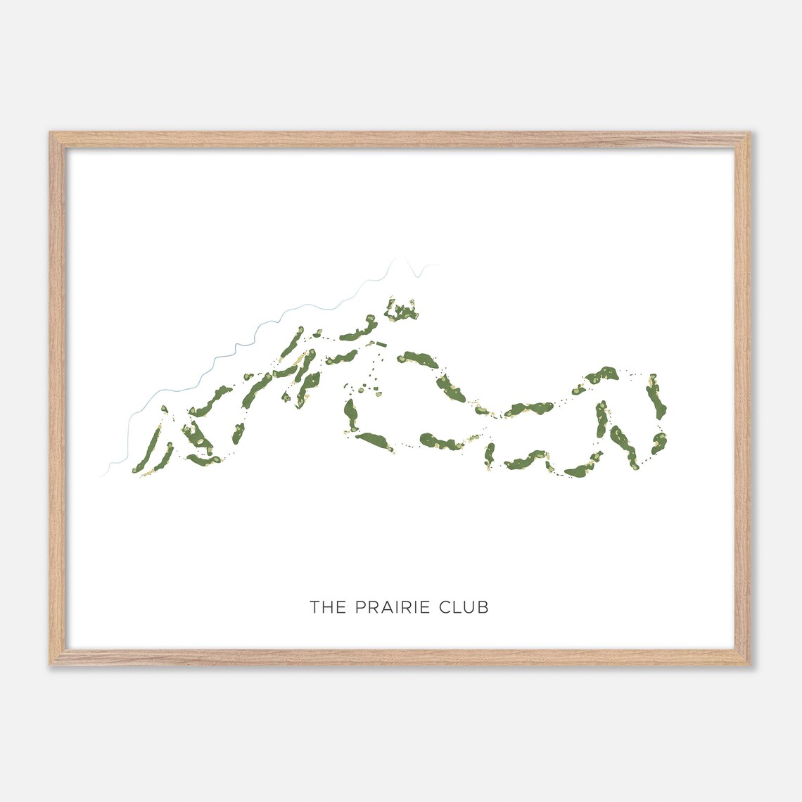 The Prairie Club Valentine Nebraska Modern Watercolor Map Poster