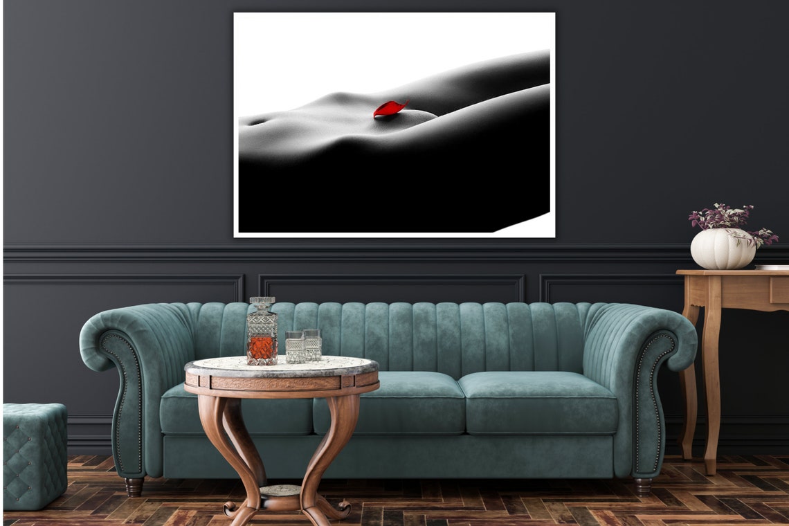 Nude Bodyscape Art Print Ready To Hang Framed Wall Art Sensual Home Decor - Image 2