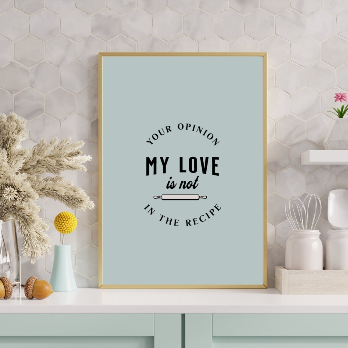 Kitchen Art Print, Funny Kitchen Wall Art - Image 4