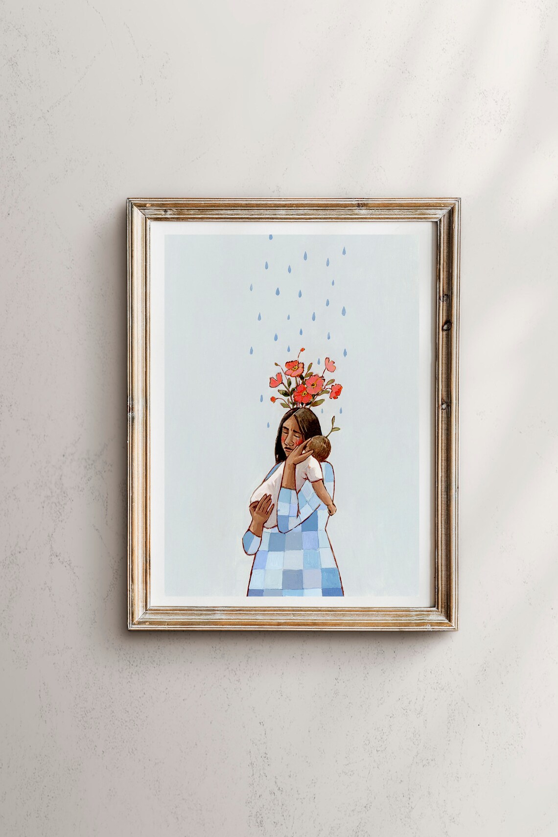 The Rains Will Help Us Bloom, Motherhood Art Print