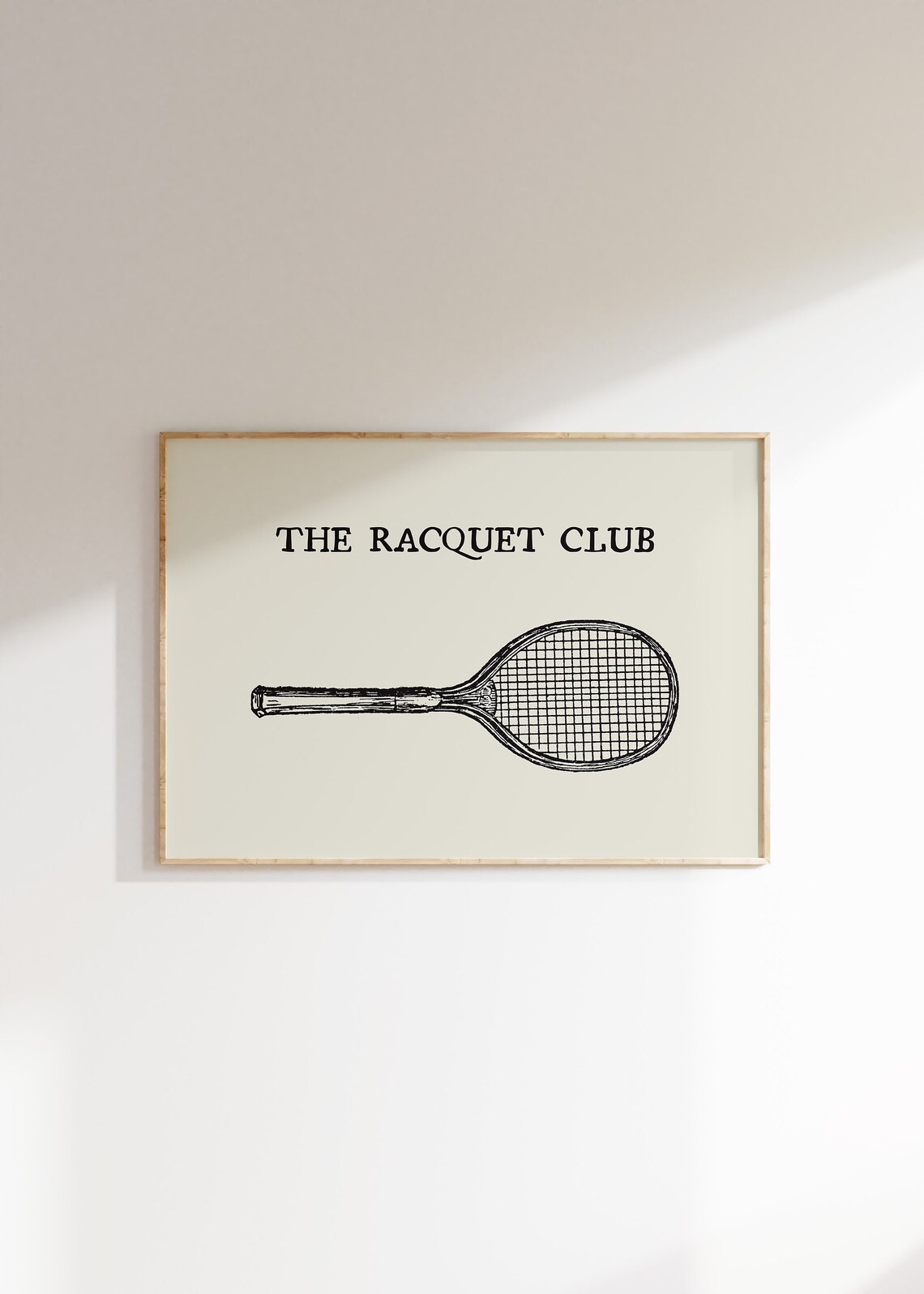 Vintage Tennis Print, Country Club Sports Poster - Image 4