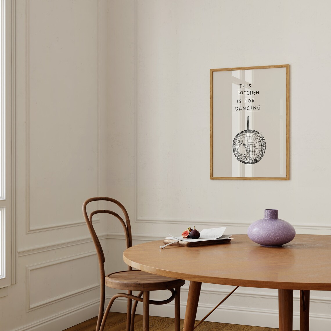 Vintage Disco Ball Print, Retro Kitchen Wall Art - Image 2