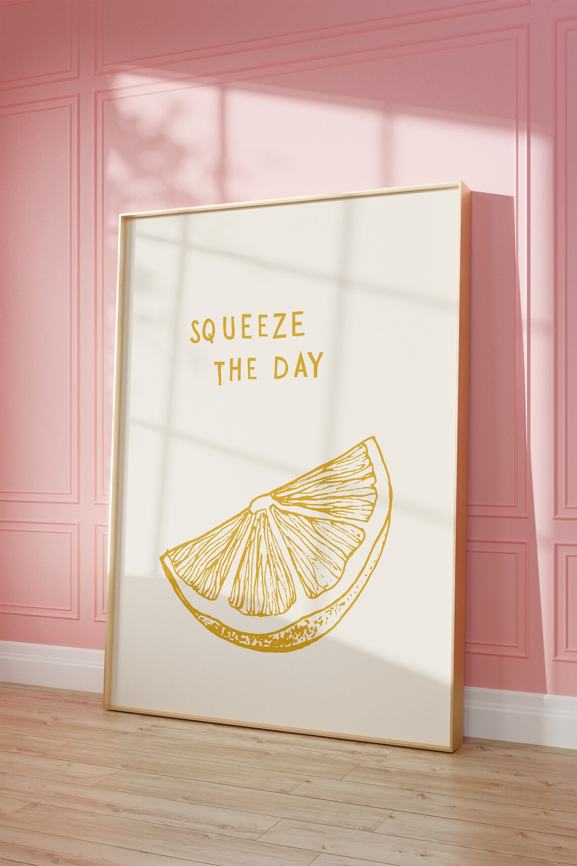 Minimalist Lemon Print, Modern Kitchen Decor - Image 2