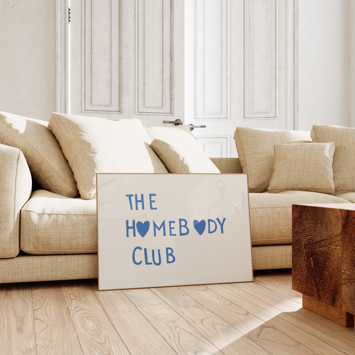 The Homebody Club Minimalist Heart Poster Print - Image 2
