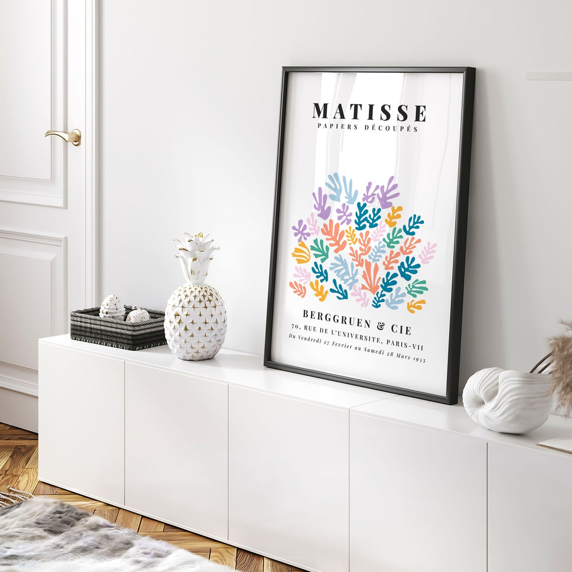 Henri Matisse Papiers Decoupes Colorful Leaf Cluster Paris 1953 Poster - Image 5
