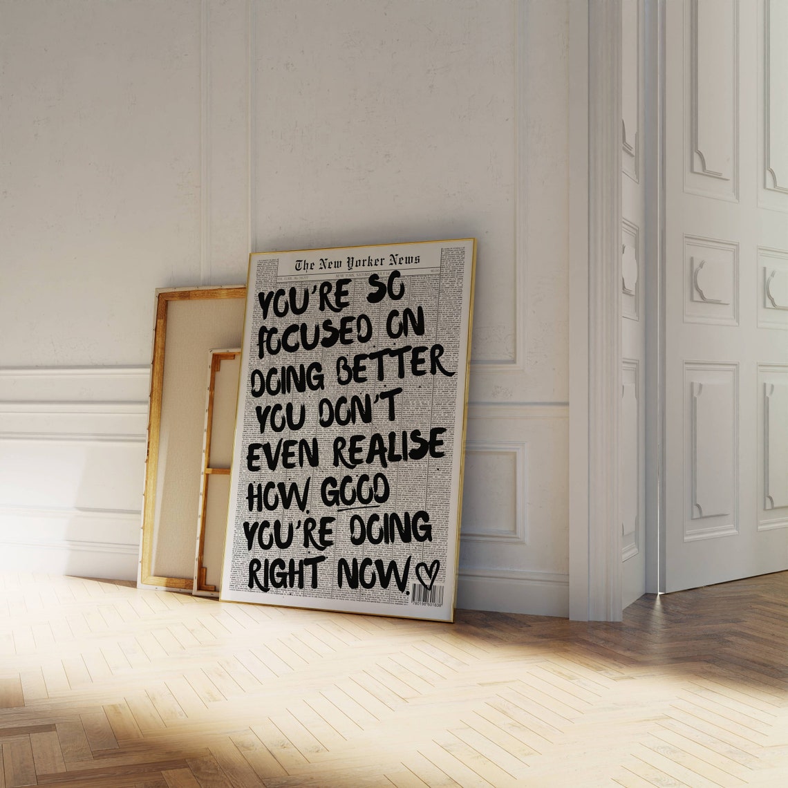 You Are Doing Better Than You Think Kind Motivational Quote Poster - Image 4