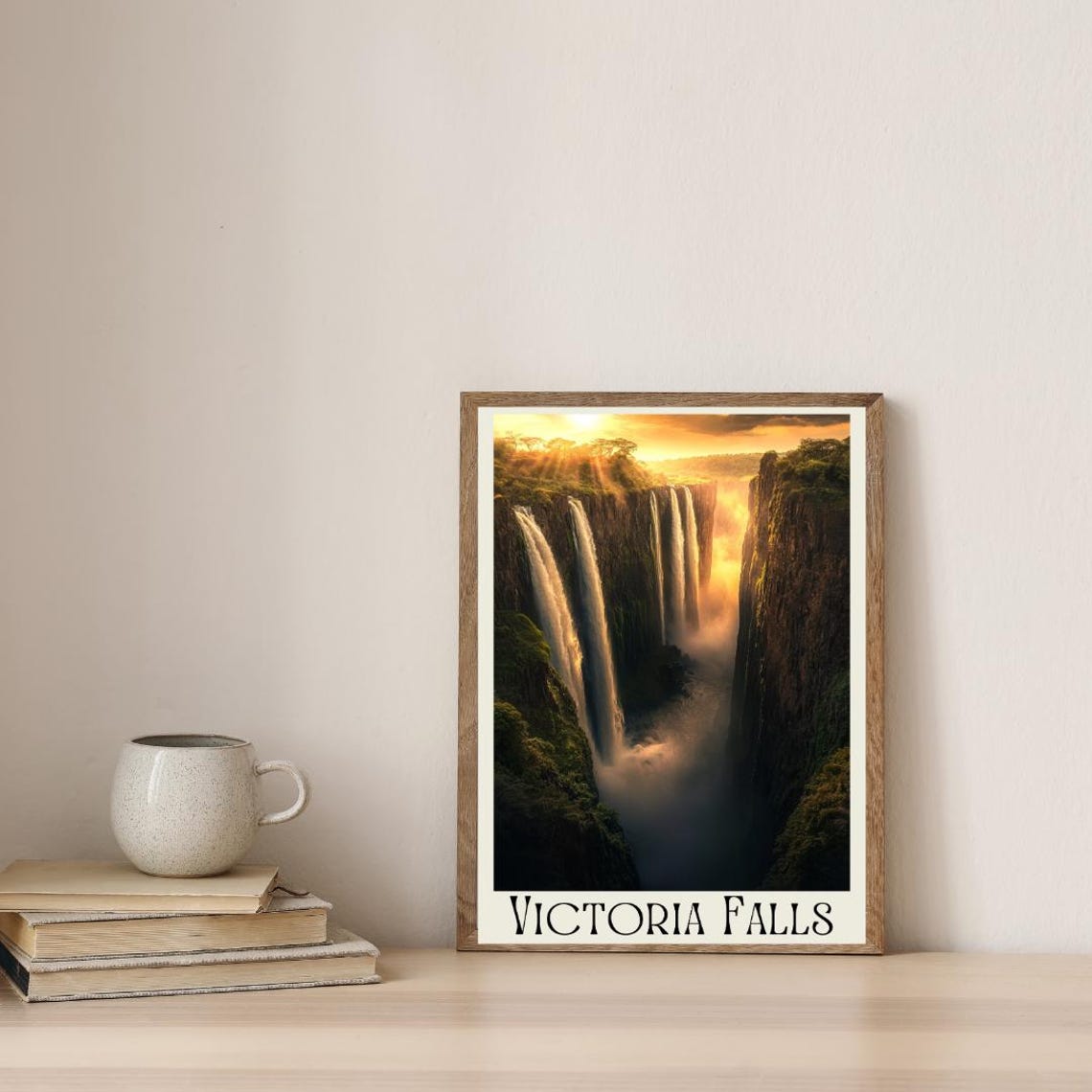 Victoria Falls Poster with Sunset Gorge and Misty Waterfalls - Image 4