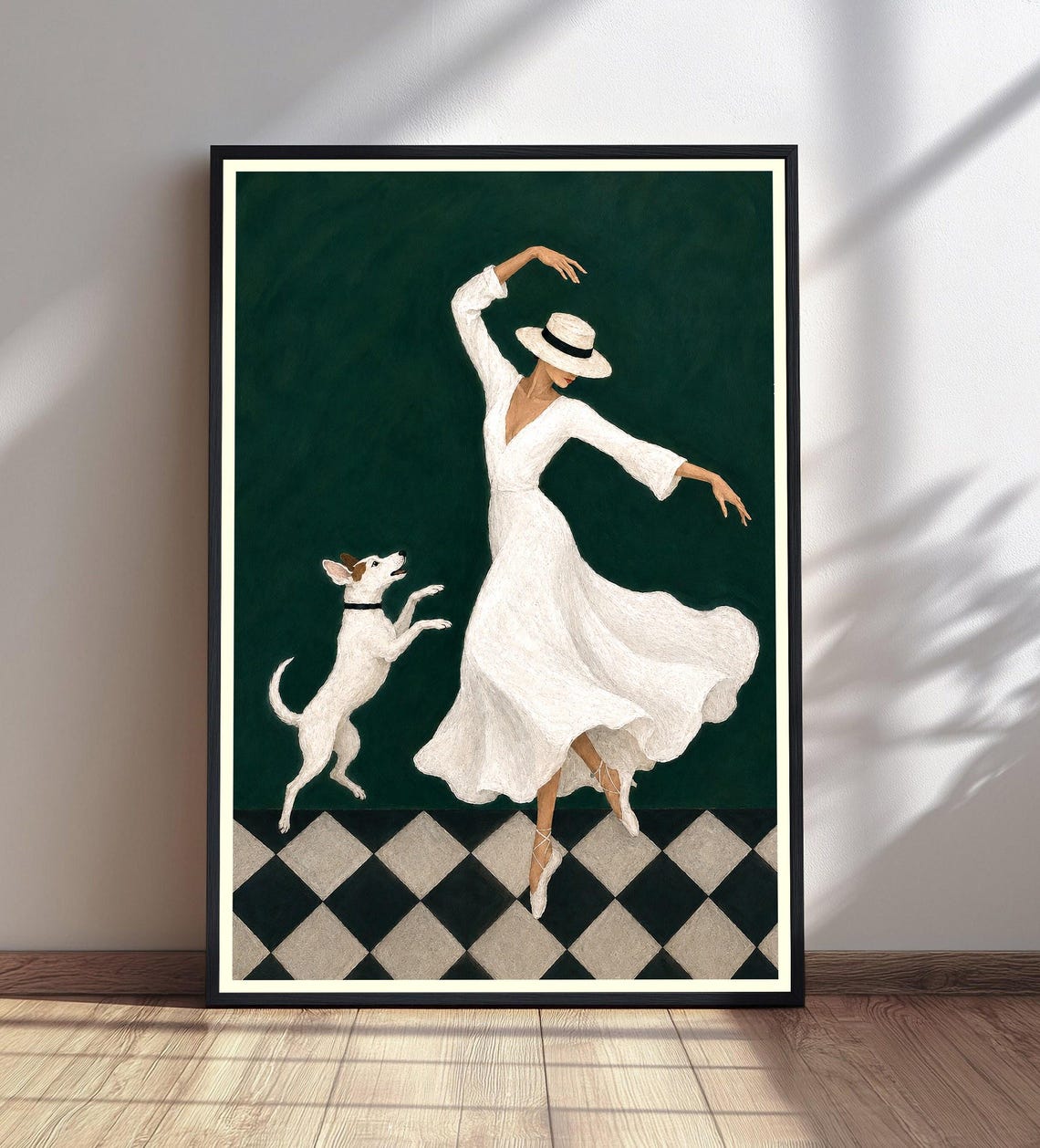 Elegant Dancer Vintage Dance Art Print