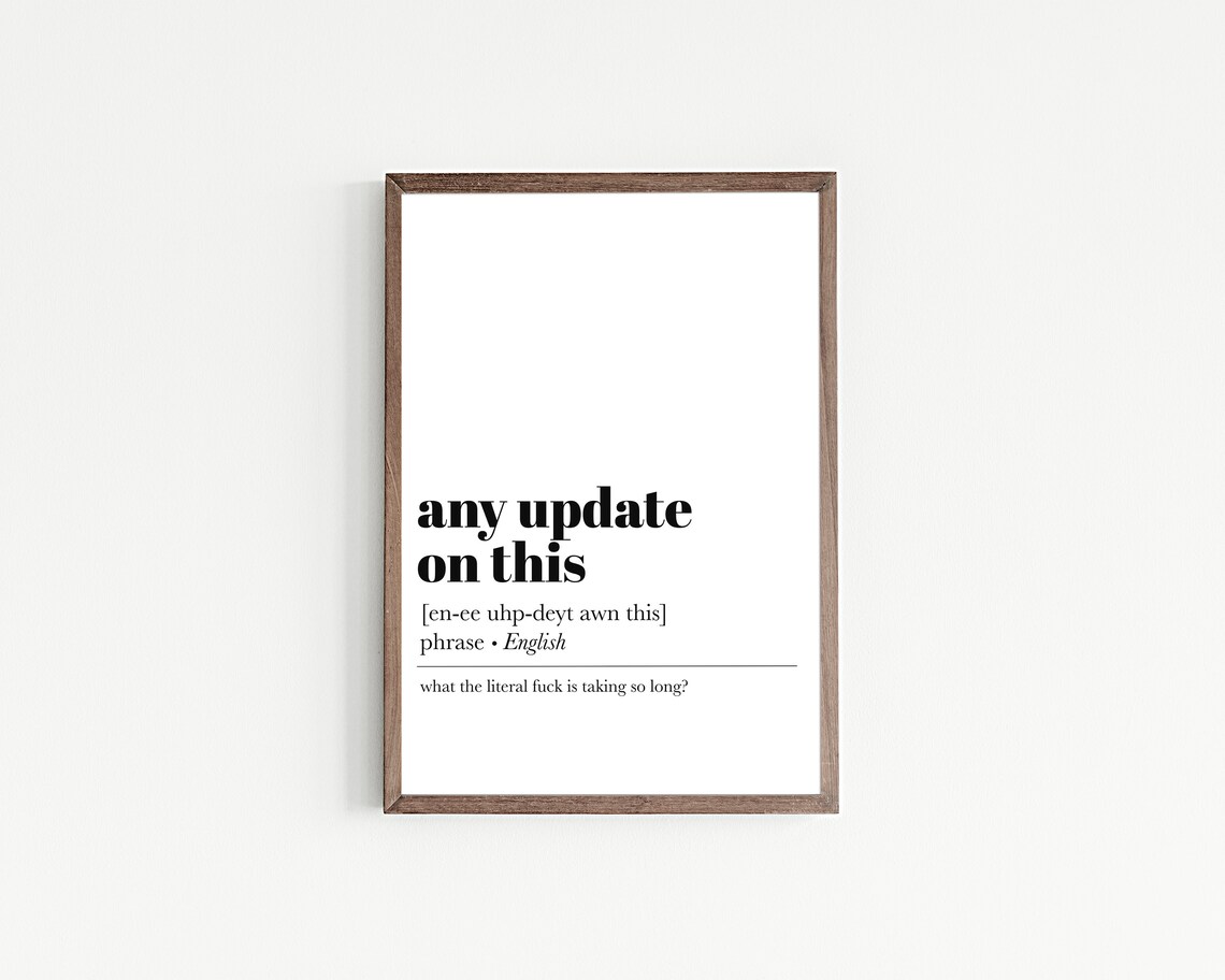 Funny Office Decor For Men, Office Sign Art Print
