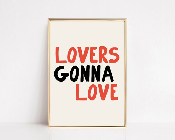 Cute Valentines Decor Valentines Day Wall Art Aesthetic Wall Art Trendy Apartment Decor Wall Art