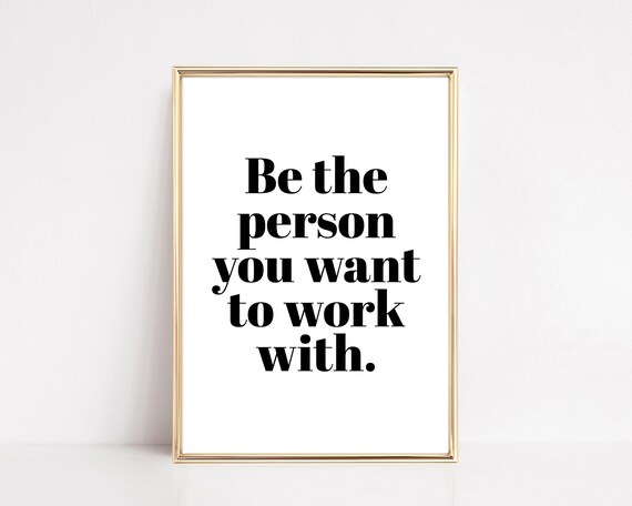 Office Decor For Women Motivational Art Print