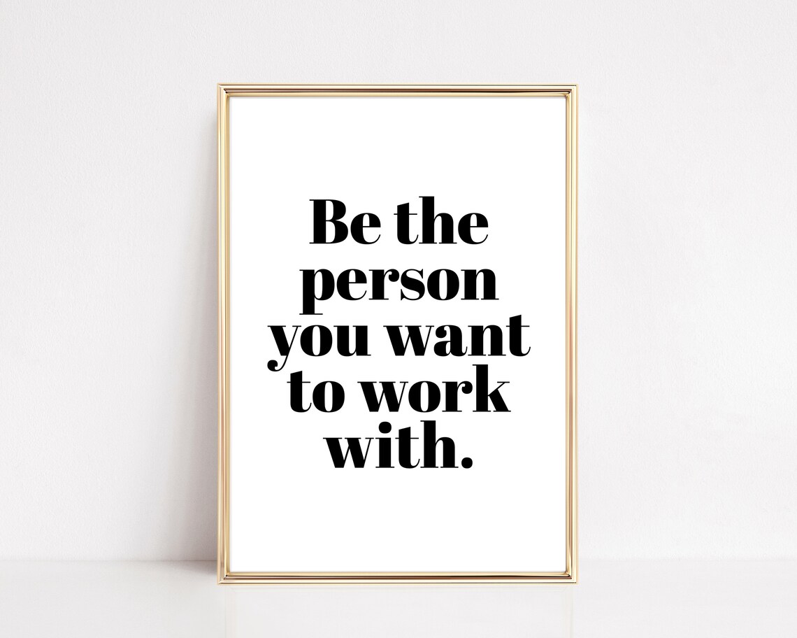 Office Decor For Women Motivational Art Print
