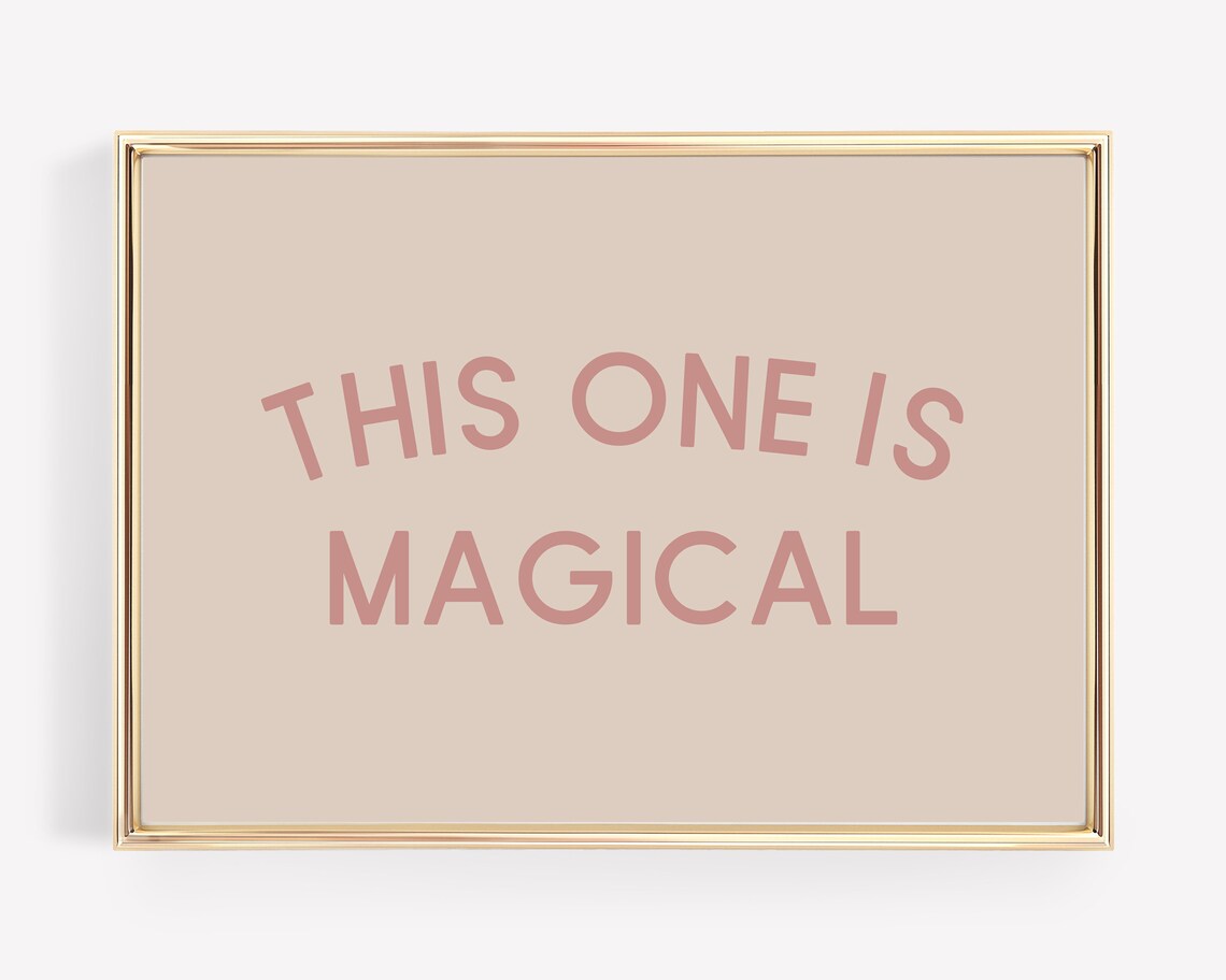 Boho Nursery Decor, Neutral Girls Room Art Print