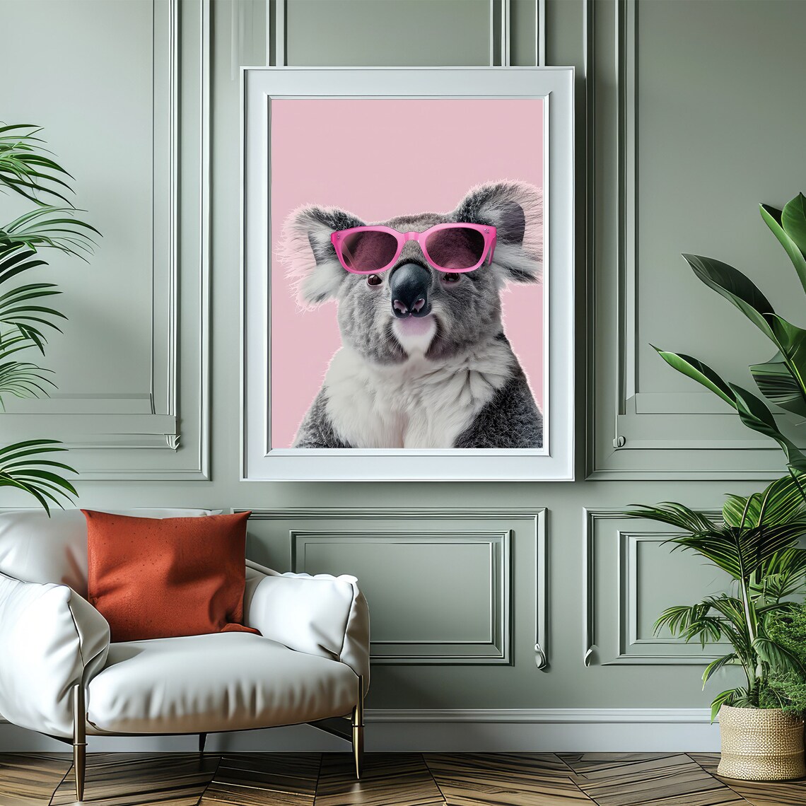 Funny Koala Print, Nursery Decor Animal Art Print - Image 4