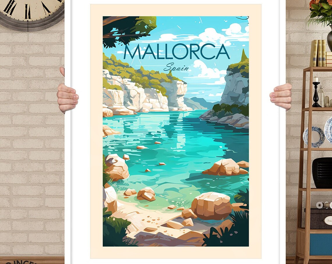 Mallorca Spain Gift Travel Poster - Image 3
