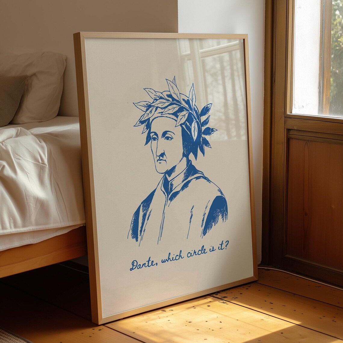 Dante Print - Cozy Reading Nook Poster