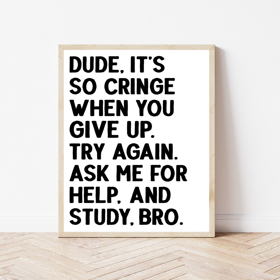 Math Teacher Poster, High School Classroom Art Print