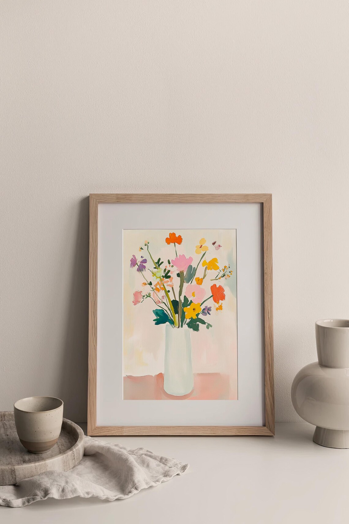 Spring Flowers Watercolor, Daisies, Mother's Day Gift - Image 4