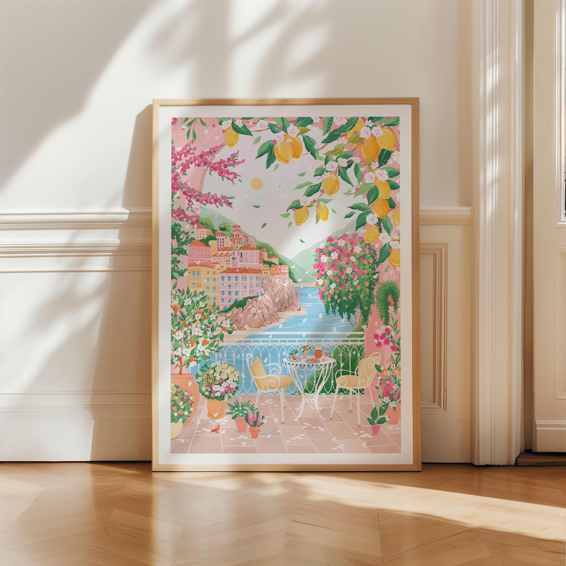 Atrani Amalfi Coast Travel Poster, Italy Wall Art - Image 2