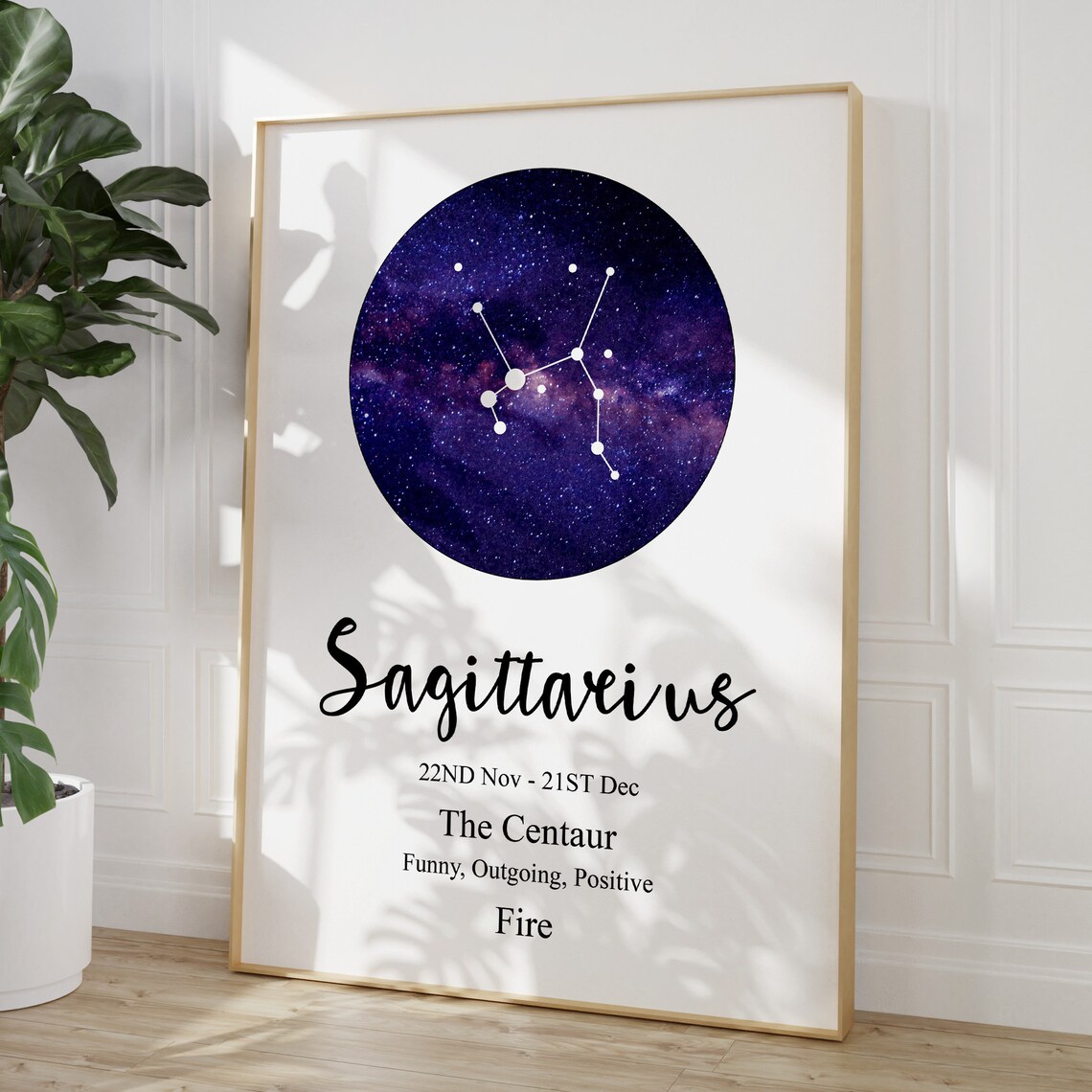 Sagittarius Zodiac Astrology Constellation Art Print