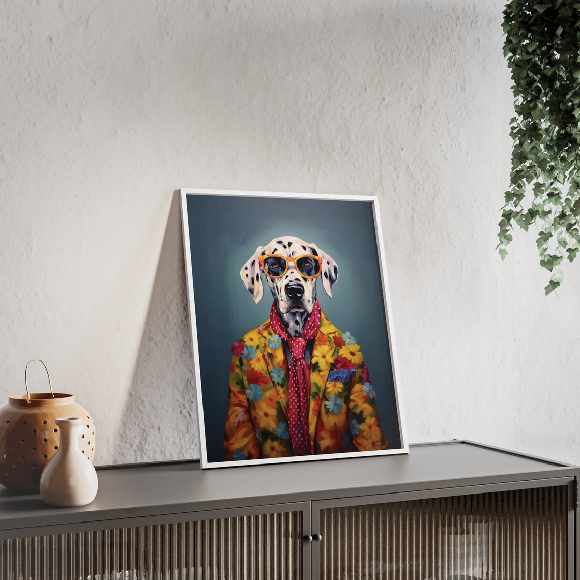 Dalmatian Dog Art Fashion Print Dog Portrait Fashion Art Animal Art Animal Painting Art Prints - Image 2