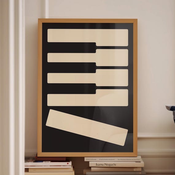 Piano Poster Music Theory Poster Piano Poster Piano Player Gift Piano Teacher Piano Teacher Gift 24x36 Poster Piano Exhibition Poster