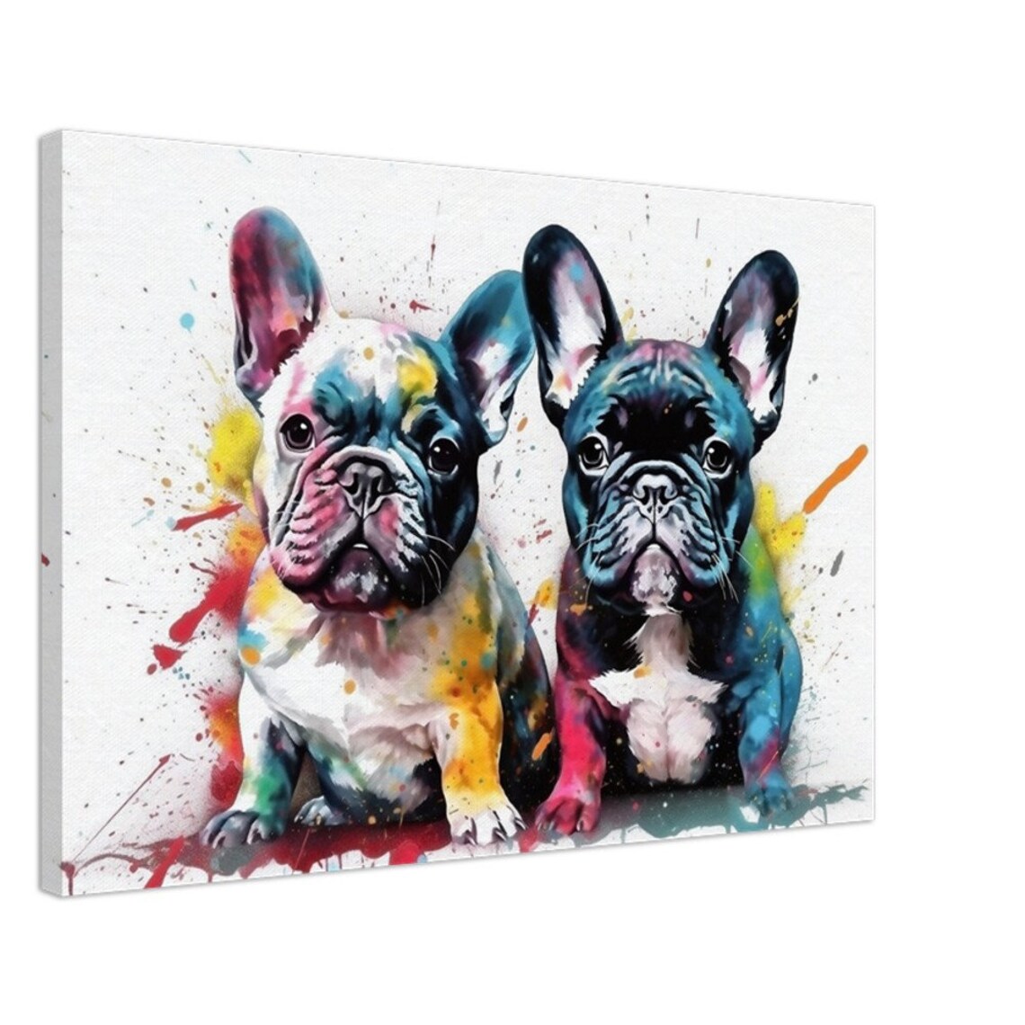 French Bulldog Puppy Watercolor Art Print