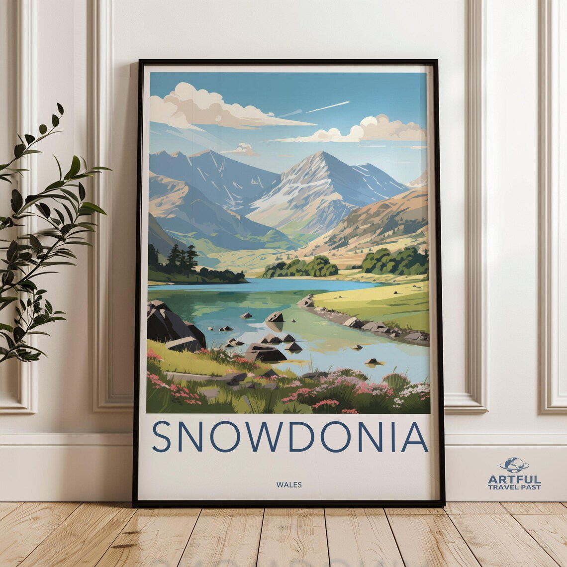 Snowdonia Nature Landscape Wall Art Print