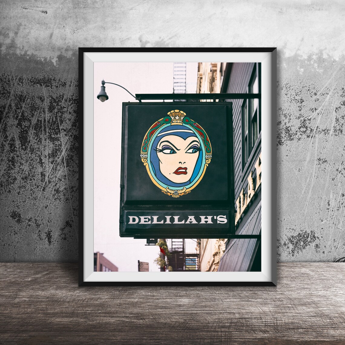 Delilahs Lincoln Park Chicago Travel Poster Art Print
