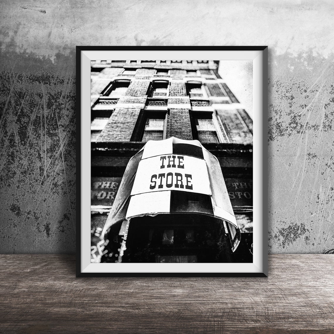 The Store Red and White Striped Awning Chicago Bar Photo Poster - Image 2