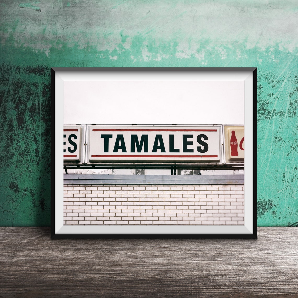 Tamales Vintage Chicago Hot Dog Stand Sign Photography Poster