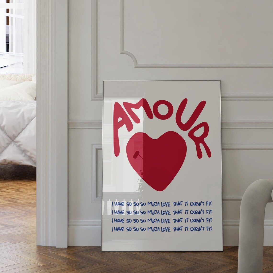 I Love You More Poster Valentines Ar Print Valentines Print Love You Art Print Love You More Print Love Your More Red Print