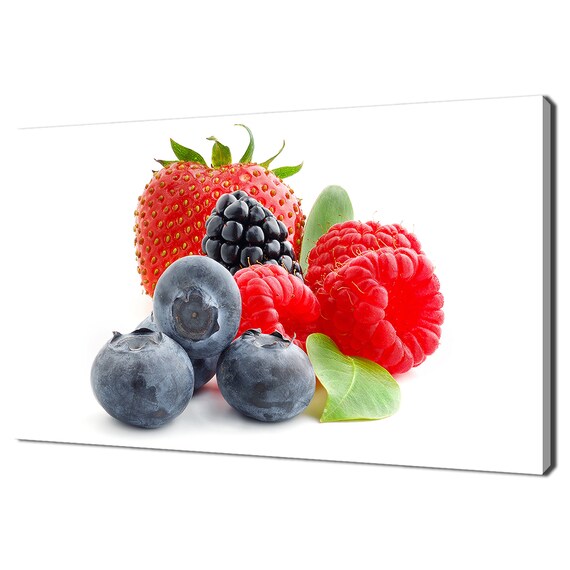 Colourful Berry Fruits Kitchen Modern Design Home Decor Print Wall Art Picture Wall Hanging