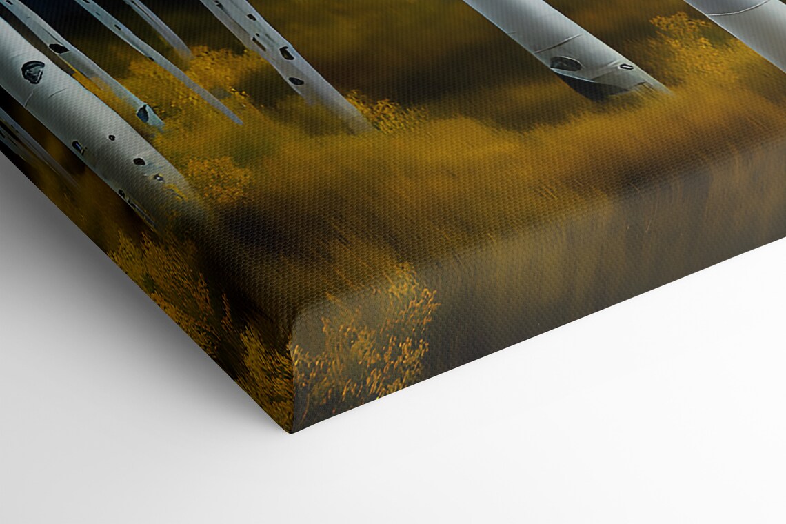 Aspen Tree Forest Wall Art Picture Print Wall Hanging Home Decor Handmade Ready To Hang - Image 4