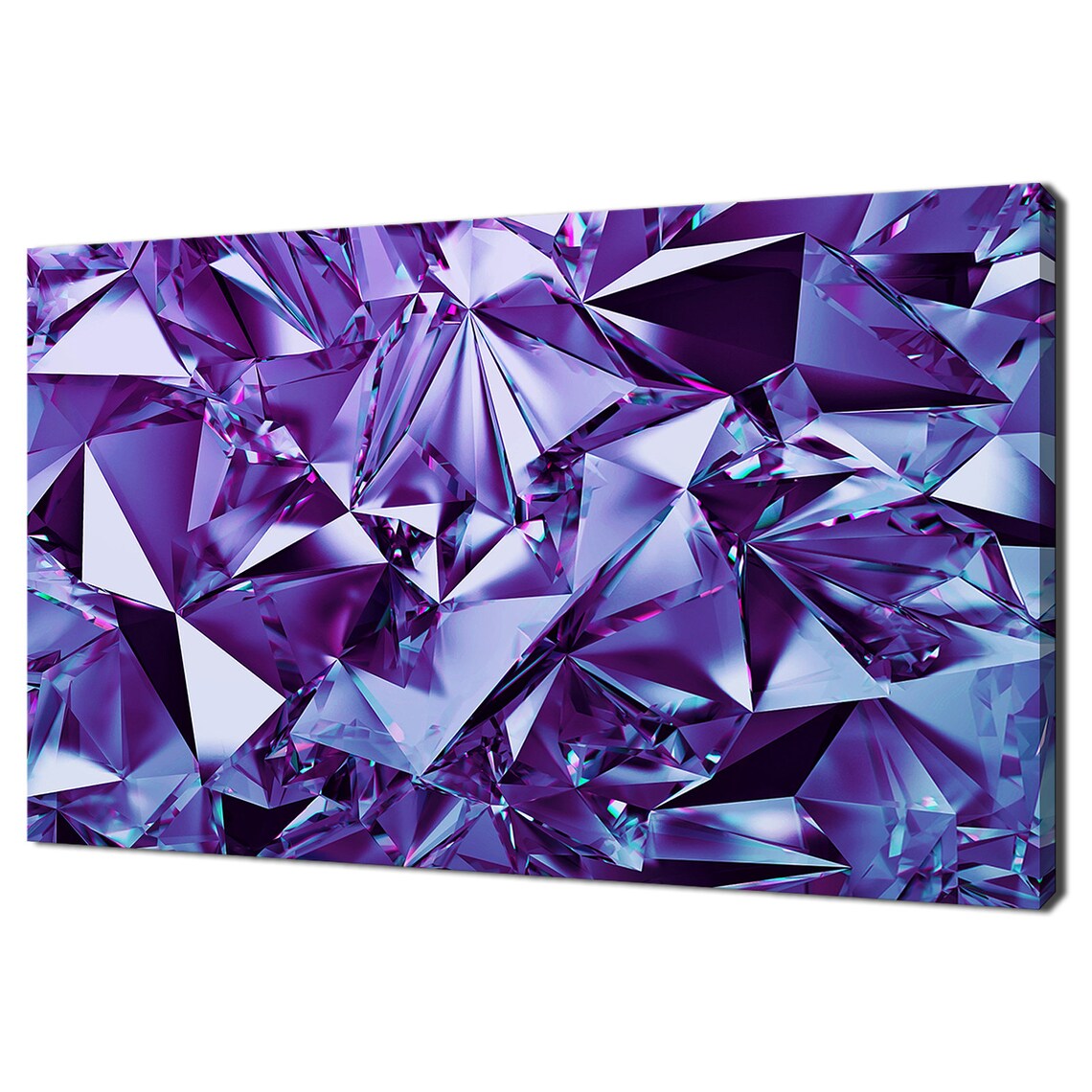 Abstract Crystal Cut Modern Design Art Print