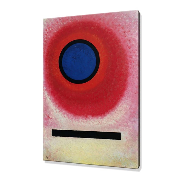 Wassily Kandinsky Blauer Kreis No 2 Cercle Bleu Ii 1925 Classic Design Abstract Decor Reproduction Print Wall Art