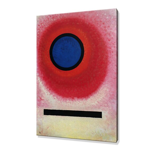 Wassily Kandinsky Blue Circle No 2 Bold Geometric Abstract Art Poster