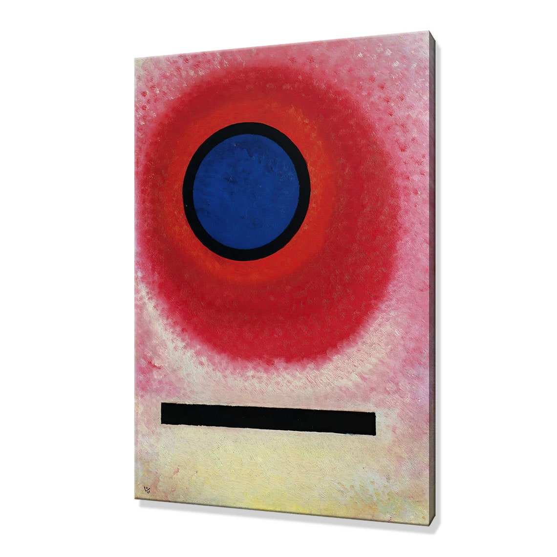 Wassily Kandinsky Blauer Kreis No 2 Cercle Bleu Ii 1925 Classic Design Abstract Decor Reproduction Print Wall Art