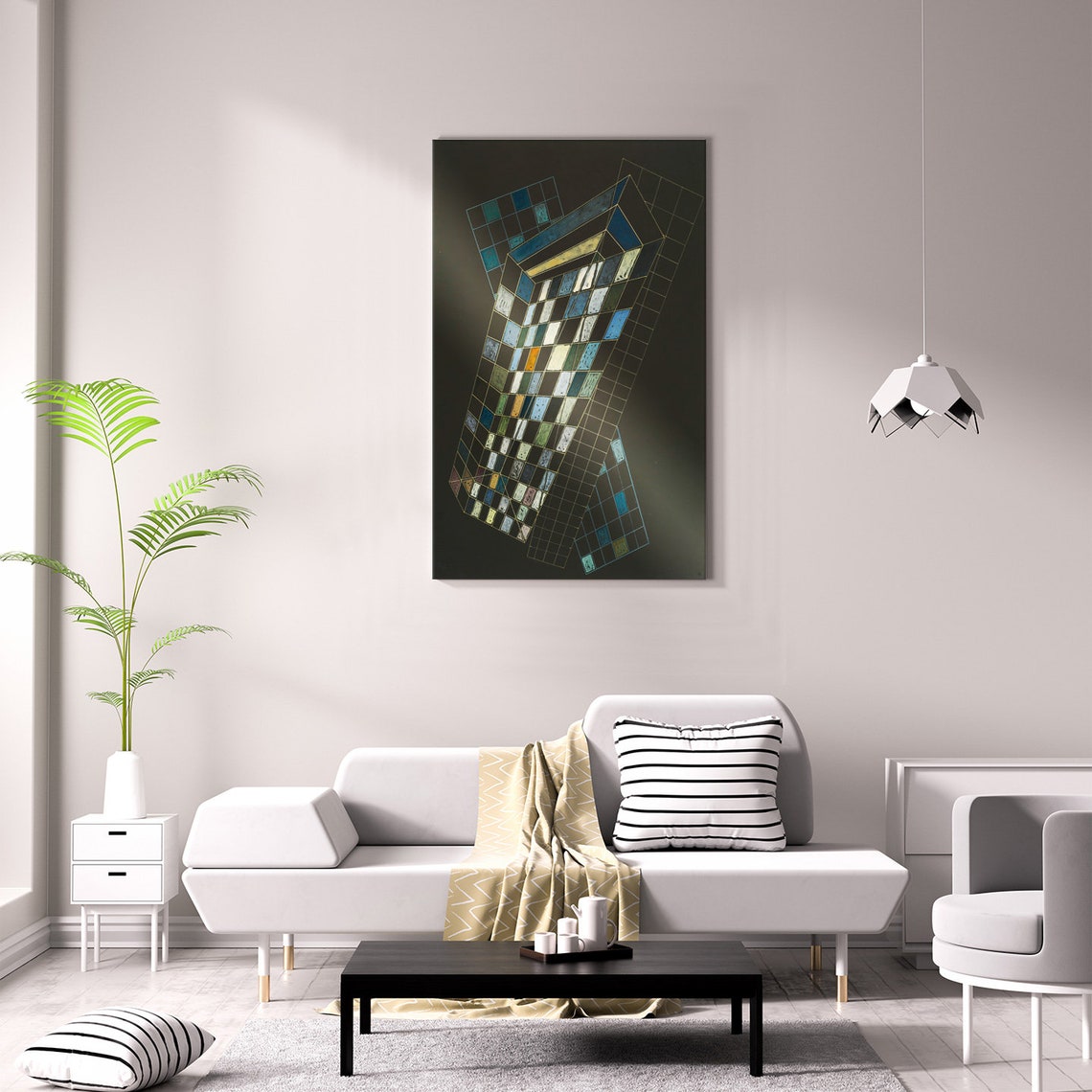 Wassily Kandinsky Kleine Flchen Small Planes 1936 Classic Design Abstract Decor Reproduction Print Wall Art - Image 2