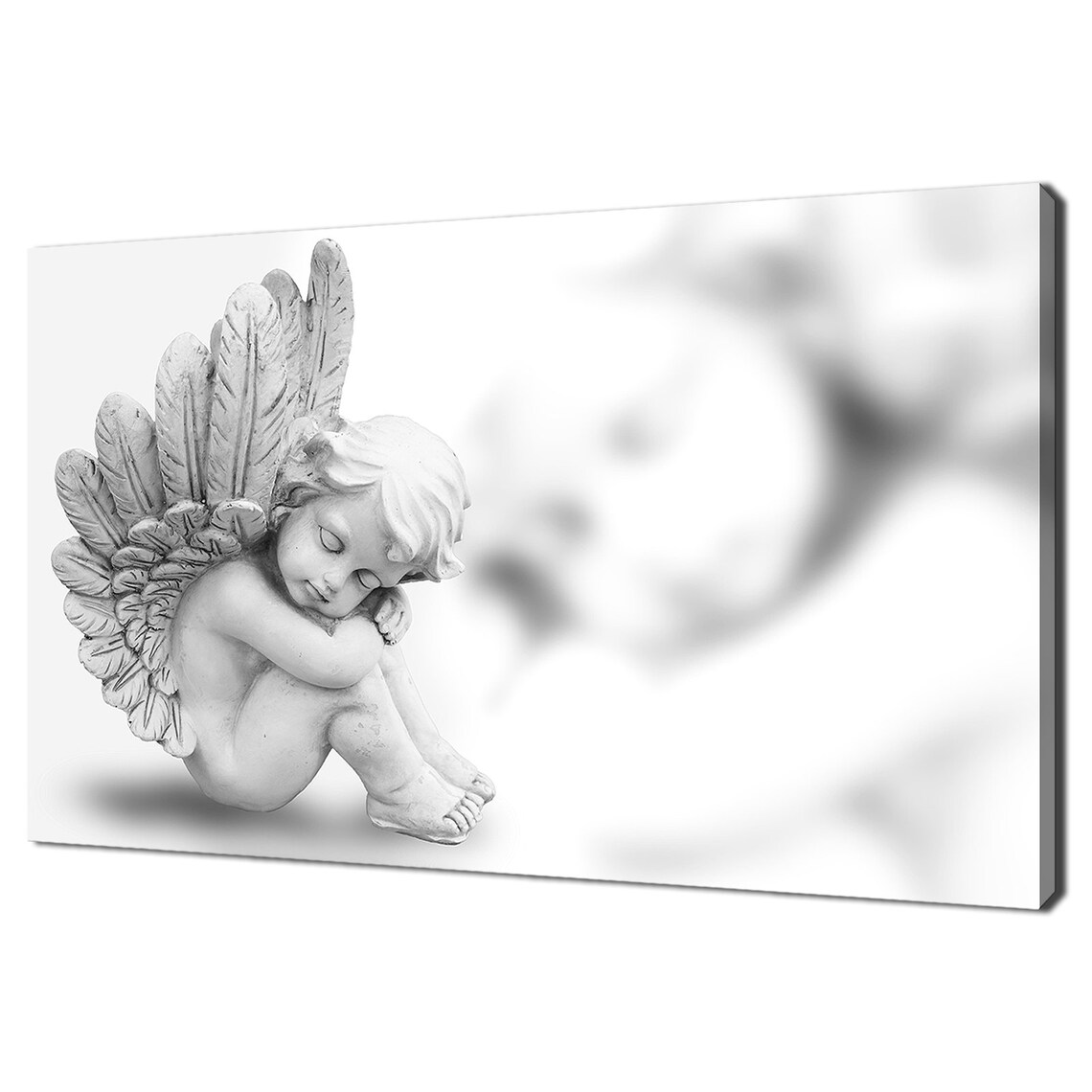 Dreaming Angel Statue, Modern Design Print