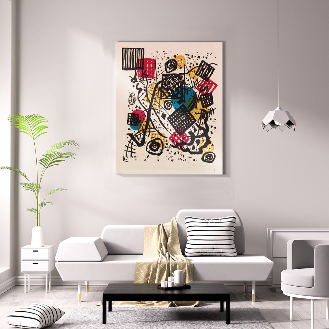 Wassily Kandinsky Kleine Welten V 1922 Geometric Abstract Art Poster - Image 2