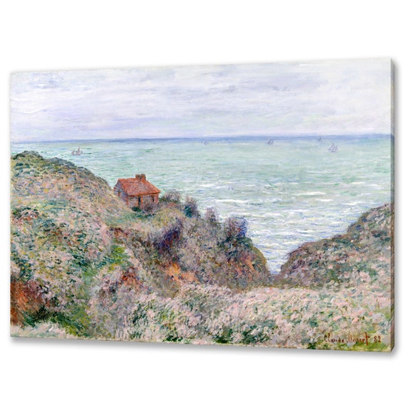 Cabin Of The Customs Watch 1882 By Claude Monet Reproduction Modern Design Home Decor Print Wall Art Picture Ready To Hang