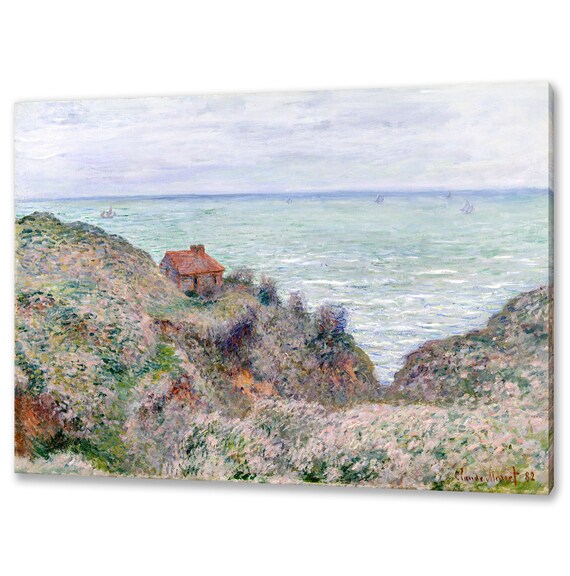 Claude Monet Cabin Of The Customs Watch 1882 Normandy Coast Art Print