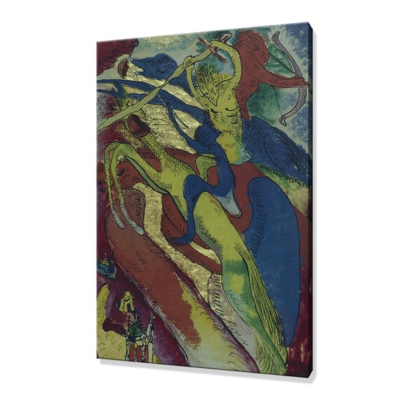 Wassily Kandinsky Apocalyptic Rider I 1911 Bold Expressionist Wall Art