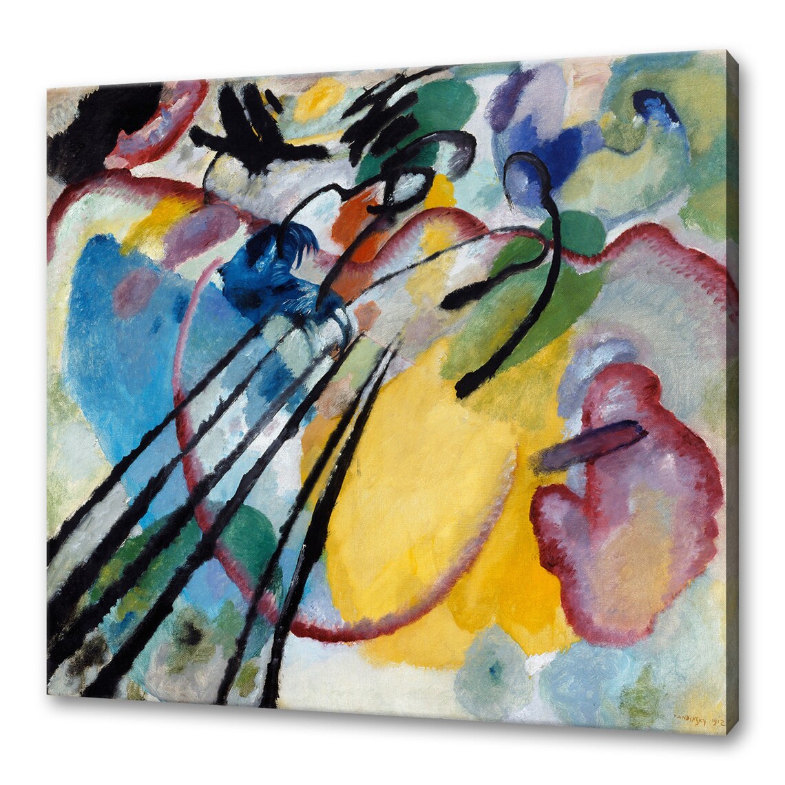 Kandinsky Improvisation 26 Rowing 1912 Abstract Expressionist Art Print