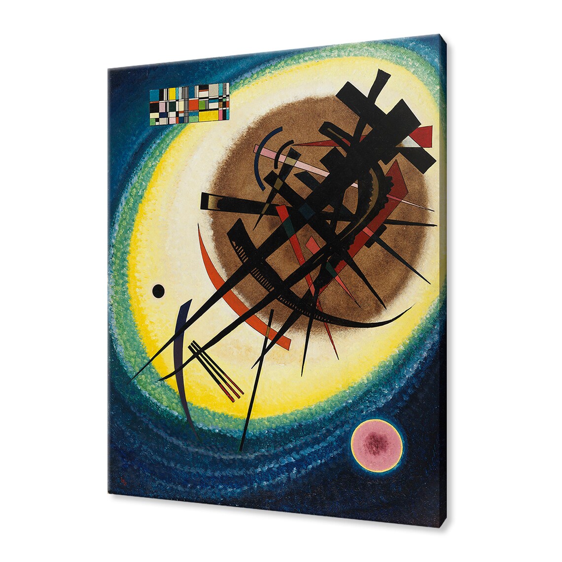 Wassily Kandinsky In The Bright Oval 1925 Abstract Composition Wall Art Poster