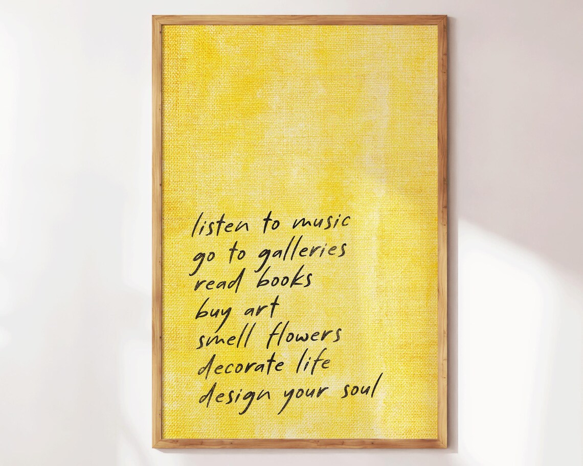 Romanticize Life Art Self Love Wall Apartment Decor Inspiring Quotes Motivational Gift Minimalist Typography Print