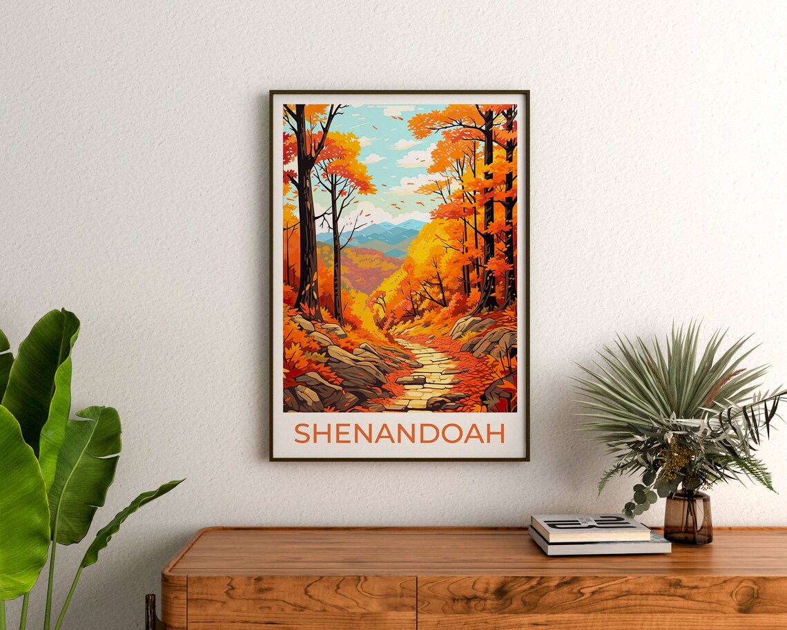 Shenandoah National Park Travel Poster, Wall Decor - Image 3